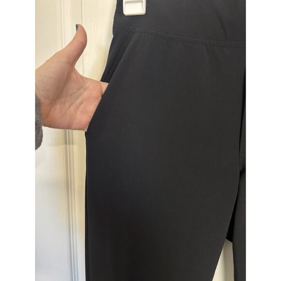 Athleta Black Brooklyn Ankle Pants Size 0 Lightweight Travel Pants Casual Viral - Picture 6 of 8